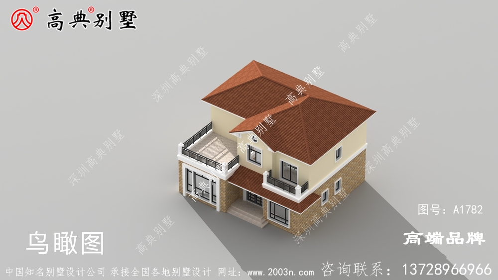簡歐兩層戶型圖，滿足農村住宅建設的生活需要