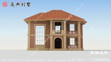 農(nóng)村建房選簡(jiǎn)歐兩層戶型圖，最實(shí)用劃算