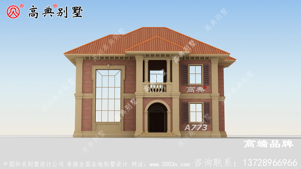 農村建房選簡歐兩層戶型圖，最實用劃算了