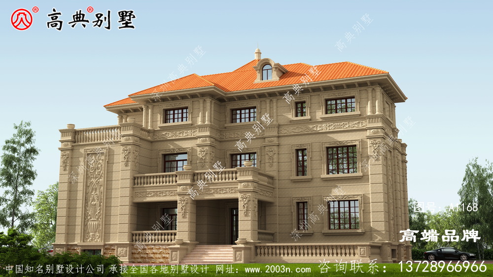 屋頂坡面的設(shè)計(jì)帶涼亭非常美觀，整體設(shè)計(jì)風(fēng)格清新高雅
