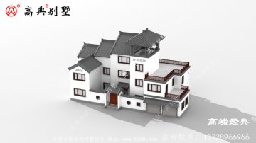 外墻統(tǒng)一使用高級(jí)灰裝飾，時(shí)尚美