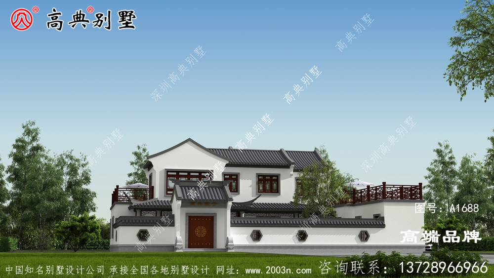 蓋歐式不如蓋這樣的中式合院別墅，閑情逸致享受生活