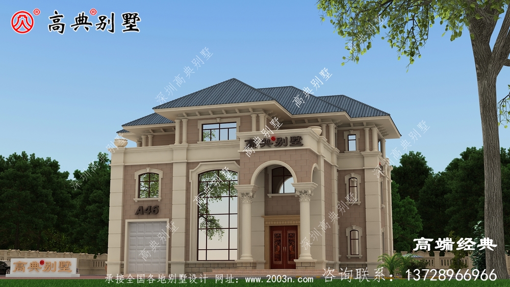 農村三層自建別墅樓設計圖紙，外觀大氣內部布局無可挑剔