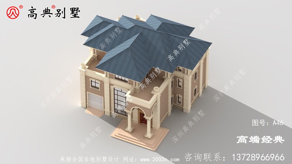 農村三層自建別墅樓設計圖紙，外觀大氣內部布局無可挑剔