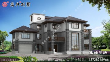 新中式三層別墅，結(jié)合現(xiàn)代元素設(shè)計(jì)高級(jí)